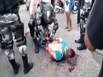 THIEF RECEIVING PUNISHMENT