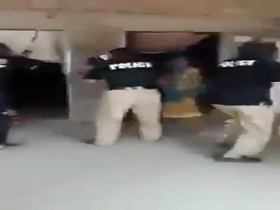 Vilagers beaten by Police