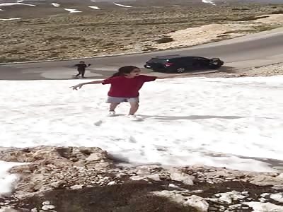 WTF !! GIRL IS SWALLOWED BY EARTH