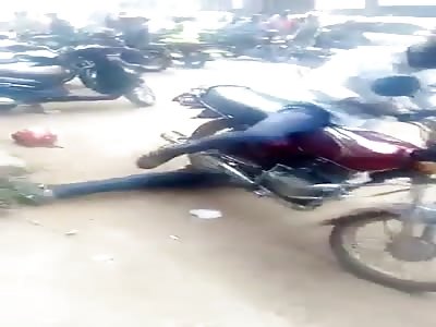 Cell Phone Thief Delivered Street Justice in South Africa, Attempts to Burn Him Fail