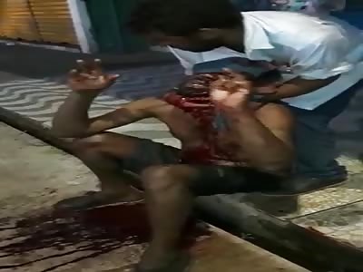 Man Agonizing After Being Stabbed