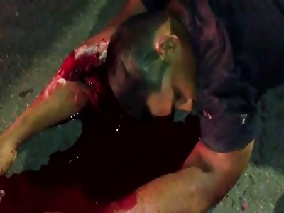 horrific accident in street