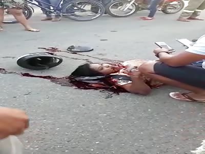 ACCIDENT...SHE'S STILL ALIVE.