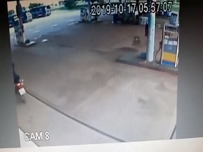 executed in the gas station