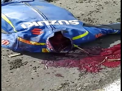 MAN LOSES THE HEAD IN ACCIDENT