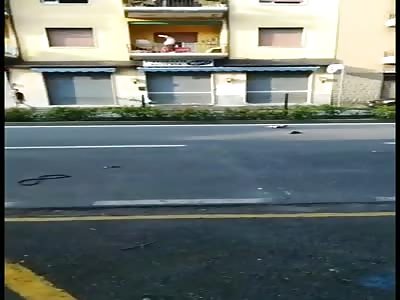 WTF !! horrific accident with old lady