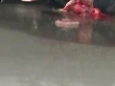 WTF: totaly smashed by truck cctv and aftermath include