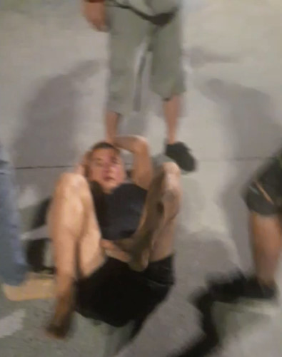 BRUTAL: Thief Gets Stomped the Fuck Out