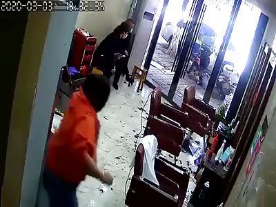 MAN FALLS FROM HEIGHTS