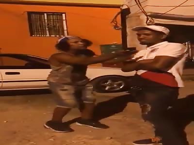 Drunk is beaten by idiot