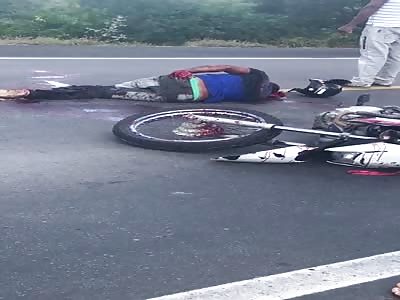 ACCIDENT OF MOTORCYCLIST
