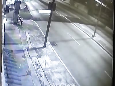 CAR CRASHES AND BLOWS UP HOLLYWOOD STYLE