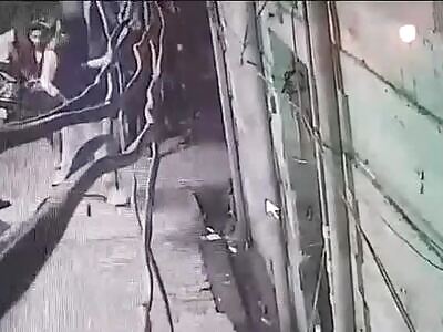 Dude Killed by Fireworks in India.