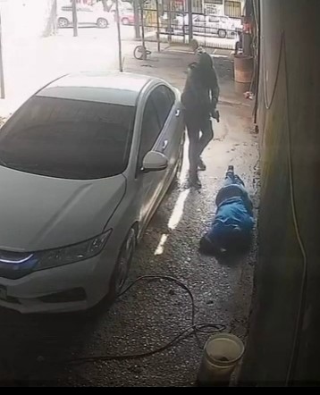 murdered inside a car wash in Brazil