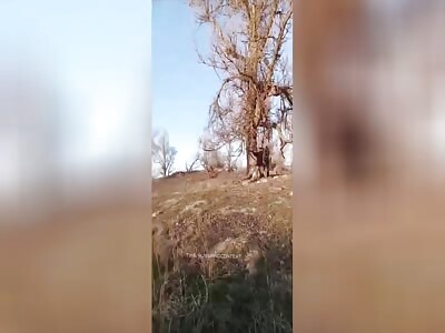 Russian filmed an FPV hit on a comrade