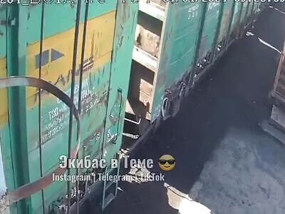 Railway Intern Dies after Being Crushed [Look at the shadow]