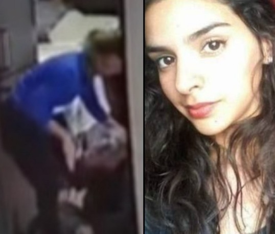 Argentinean female caregiver abusing old woman 