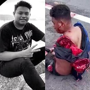 Motorcyclist suffers horrible accident in Malaysia