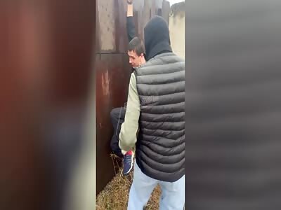 Guy is Beaten and Doused with Brilliant Green by Debt Collector