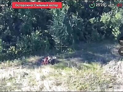 Lemming Train of Russian Spetsnaz Bikers Obliterated [Full Sequence]