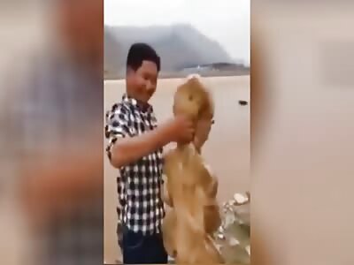 Villagers Find Human-like Creature on Shore, and it is Alive
