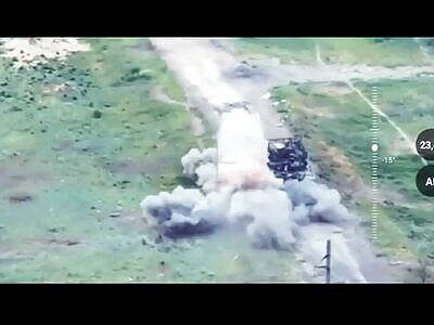 Destroying a Russian tank and finishing off the crew