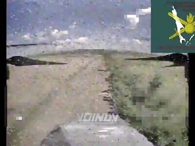 Another Ukrainian tank destroyed by Russian forces 