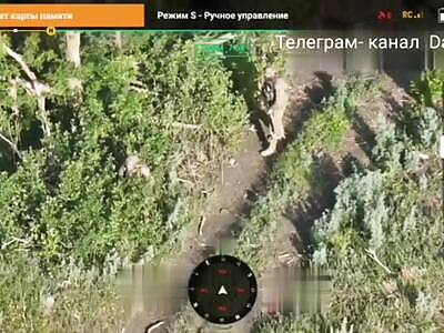 Wounded Ukrainian sniper is abandoned by his comrade