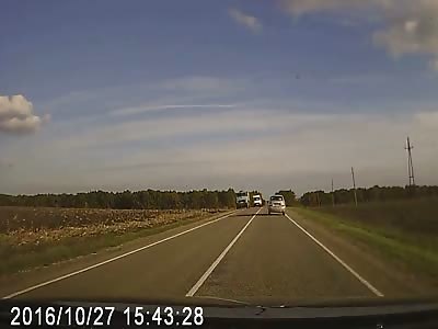 Hard Head-On Accident