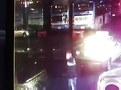 Sinkhole Swallows Bus in China