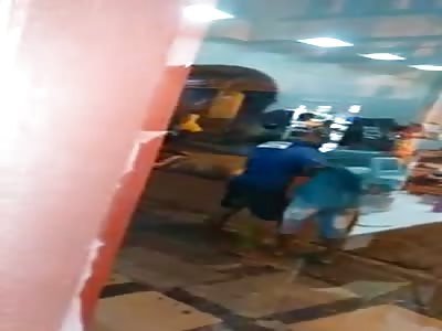 Man Getting Stabbed During Fight!