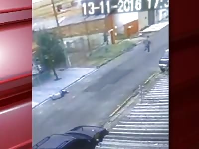 Murder Suspect Shot Dead