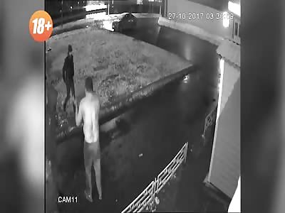 Half Naked Man Strangled to Death by Two Men