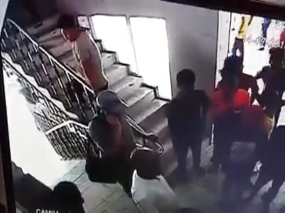 Man Dies of Heart Attack while Standing.  Skip to 1:00