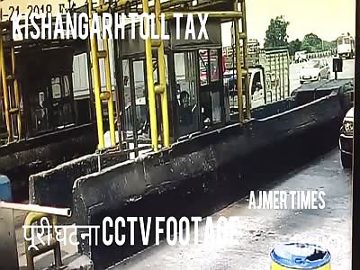 Accident at Toll Plaza