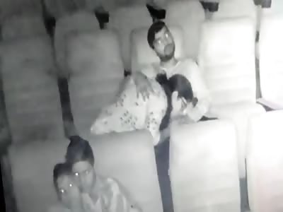 Fun Inside the Movie Theater