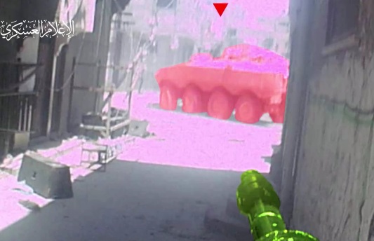 Qassami chase tanks and soldiers from street to street in Rafah