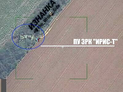 Ukrainian Iris-T air defense system destroyed by cluster attack.