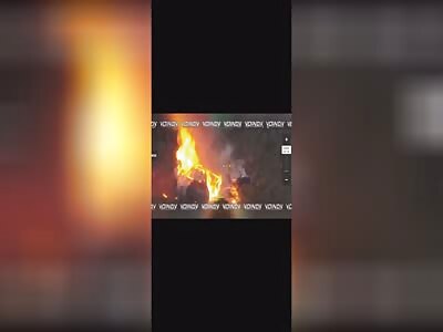 Russian drone destroys Ukrainians