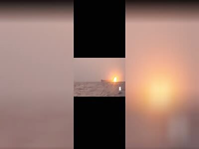 Yemeni USV destroys part of Israeli merchant vessel