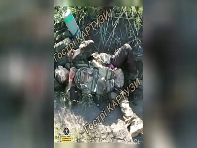 The slow death of a Russian machine gunner