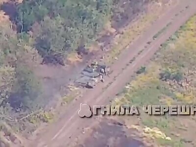 Destroyed the newest Russian tank T-90M 