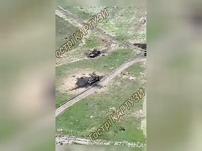 Cemetery of Russian armored vehicles