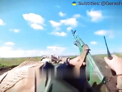 Russian Used as Bait to Assault a Ukrainian Position Alone.
