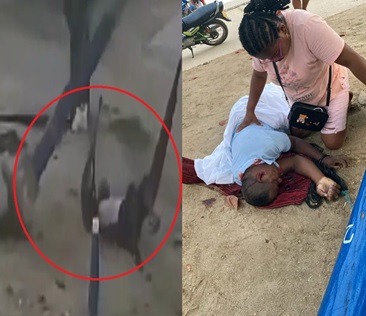 A Street Vendor Was Killed By A Fallen Pole On Which A Hammock Was Hanging