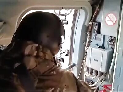 UKR HELICOPTER SHOOT DOWN SHAHED DRONE 