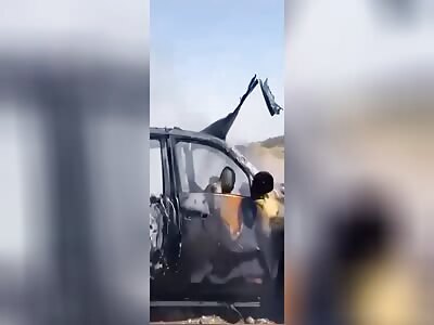 Turkish drone targeted a father and his  two innocent sons in Kurdistan - Ranya (aftermath).