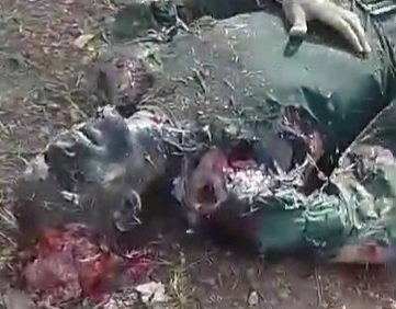 Colombian army troop attacked by the FARC MILITIA 