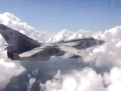 UKR SU-24 WITH NEW UNKNOWN WEAPON ON BOARD