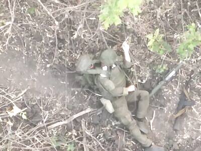 Quick Drone Evaporation of the Russian!